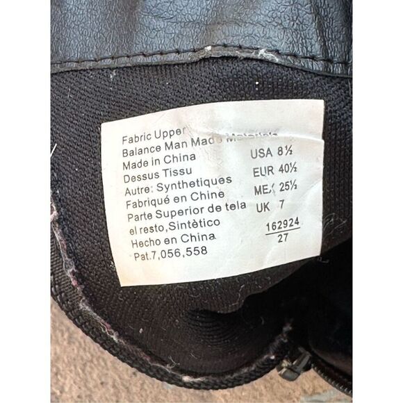 American Eagle Black Ankle Boots Side Zipper Chunky Heel Size 8.5 - Picture 5 of 10